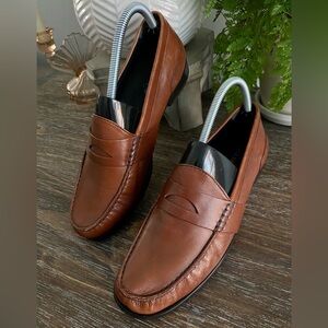 Cole Haan Brown Leather Loafers